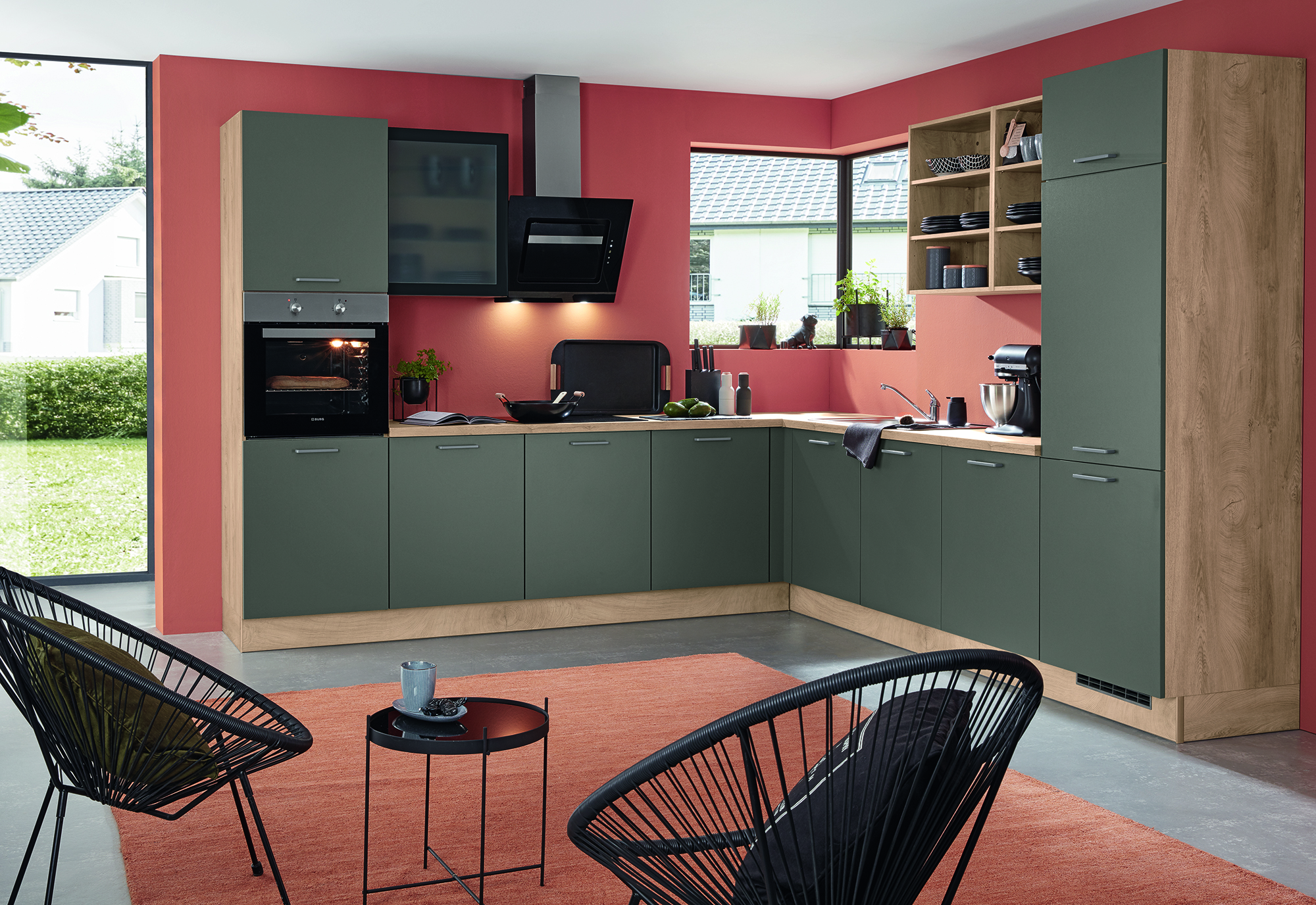 kleur moderne keuken